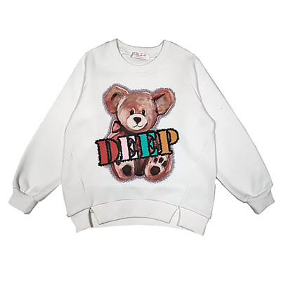 Свитшот для девочки Colabear 683866 белый 1